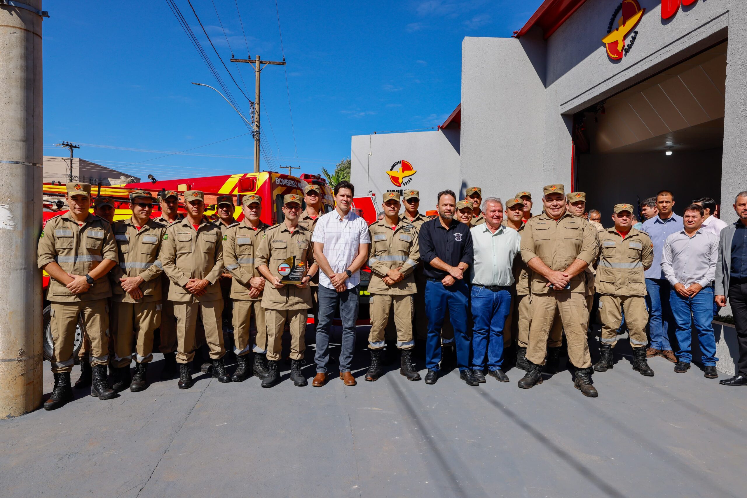 Inaugurado destacamento do Corpo de Bombeiros em Pontalina