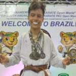 Davi Tolentino conquista quatro pódios no Campeonato Pan-Americano de Karatê