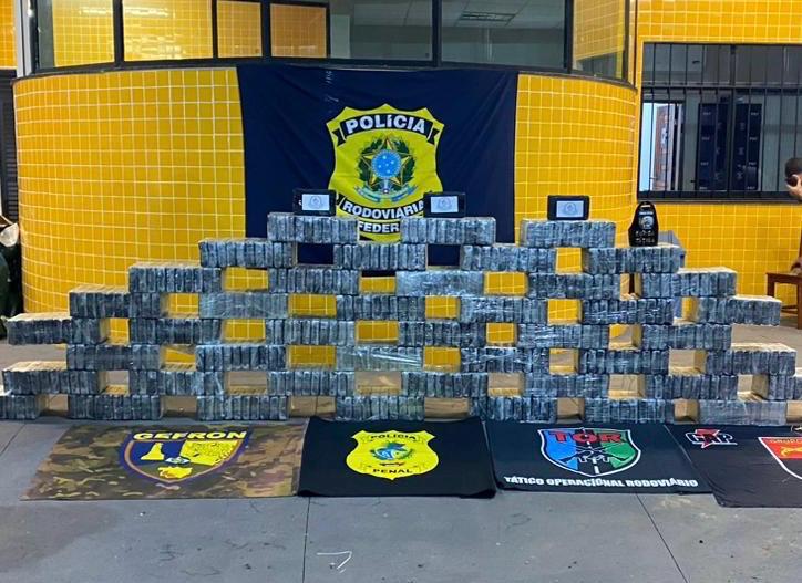 Operação conjunta de forças policiais de GO e MT apreende 510 quilos de droga