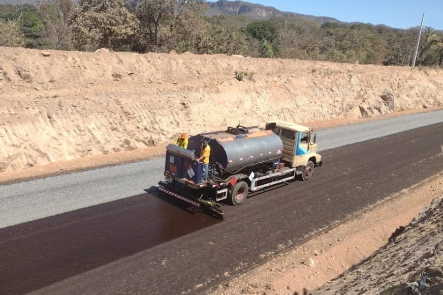 Obras de pavimentação da GO-132 entram na etapa final