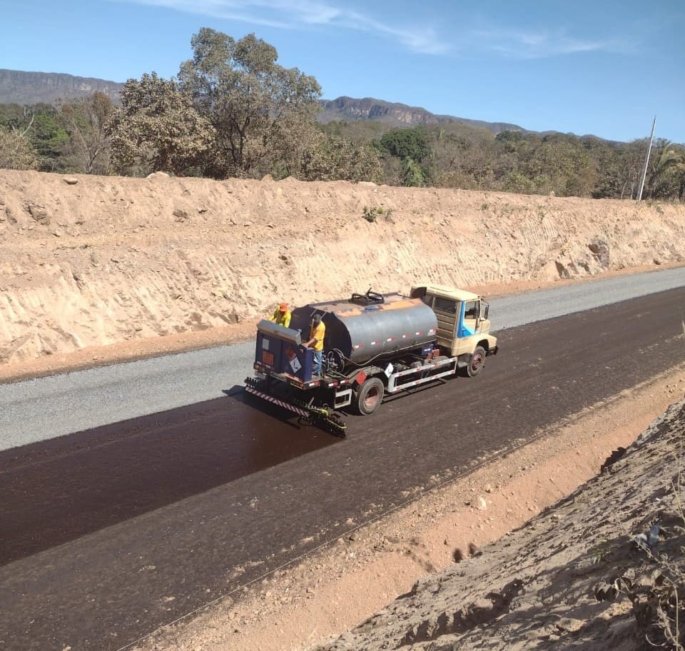 Obras de pavimentação da GO-132 entram na etapa final
