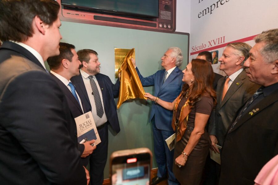 Na cidade de Goiás, Caiado prestigia inauguração do Museu da Juceg
