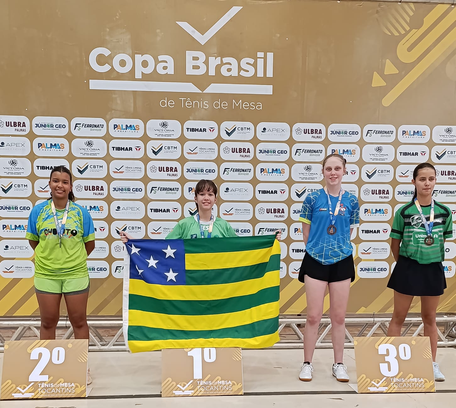 Yumi Iwamoto conquista três medalhas de ouro na Copa do Brasil de Tênis de Mesa