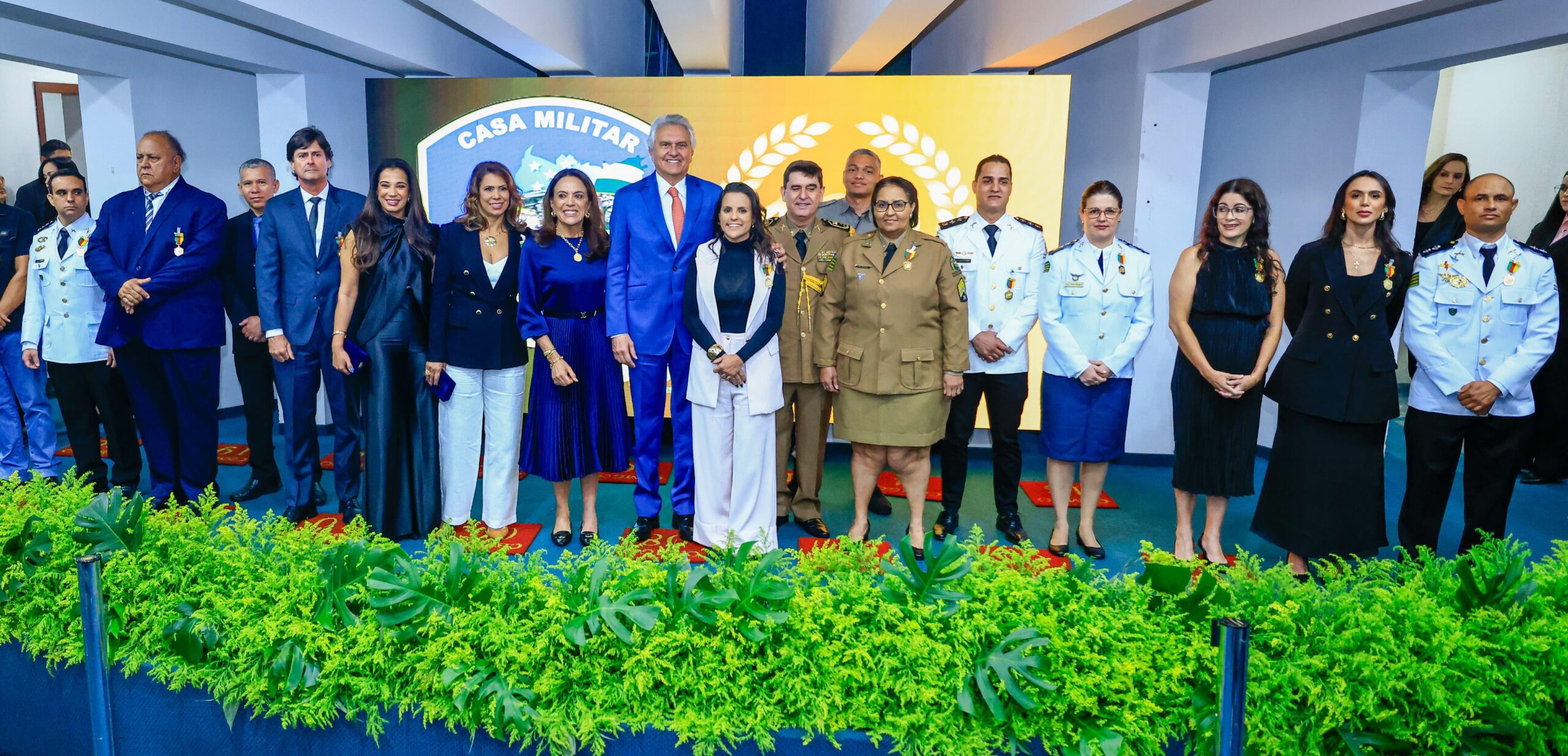 Caiado celebra centenário da Casa Militar