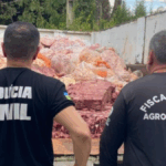 Decon e Agrodefesa apreendem 2,5 toneladas de carne clandestina em Goiânia