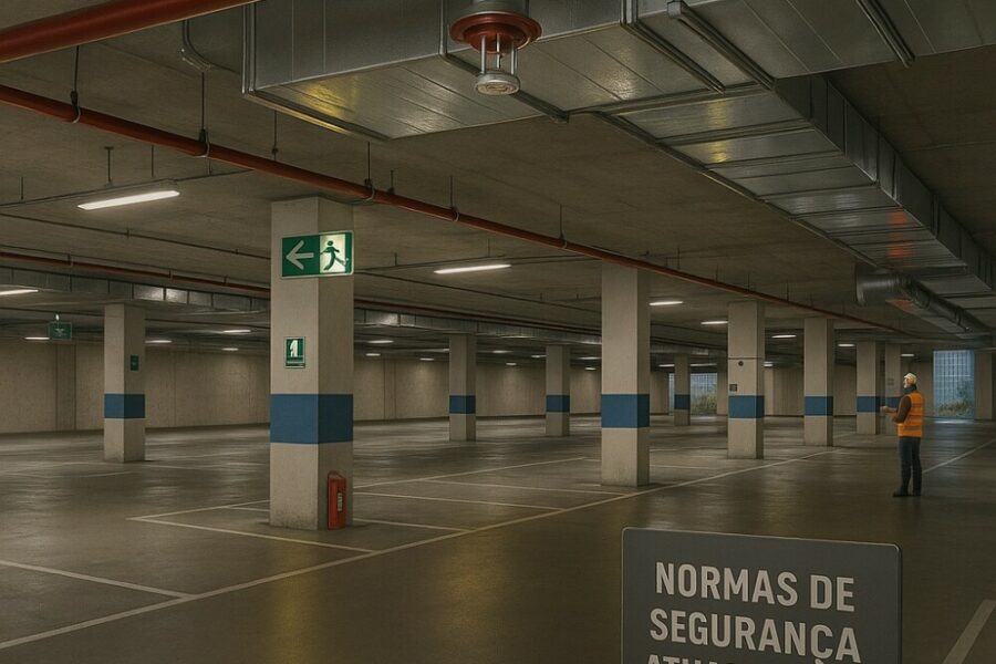 Bombeiros atualizam normas de segurança em estacionamentos