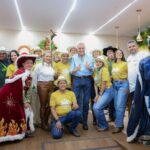 Caiado visita estande de Goiás na Festa do Peão de Barretos