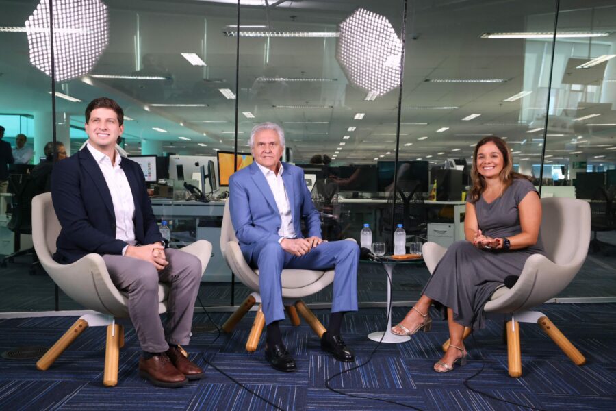 Caiado apresenta avanços de Goiás no “Diálogos – O Globo 100 anos”