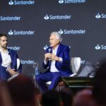 Caiado apresenta transformação de Goiás em conferência do Banco Santander