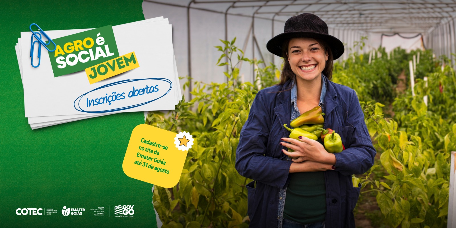 Agro é Social Jovem abre período de inscrição