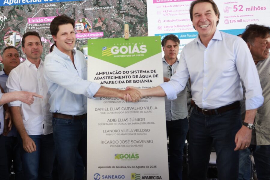 Inaugurado Sistema de Abastecimento de Água de Aparecida de Goiânia