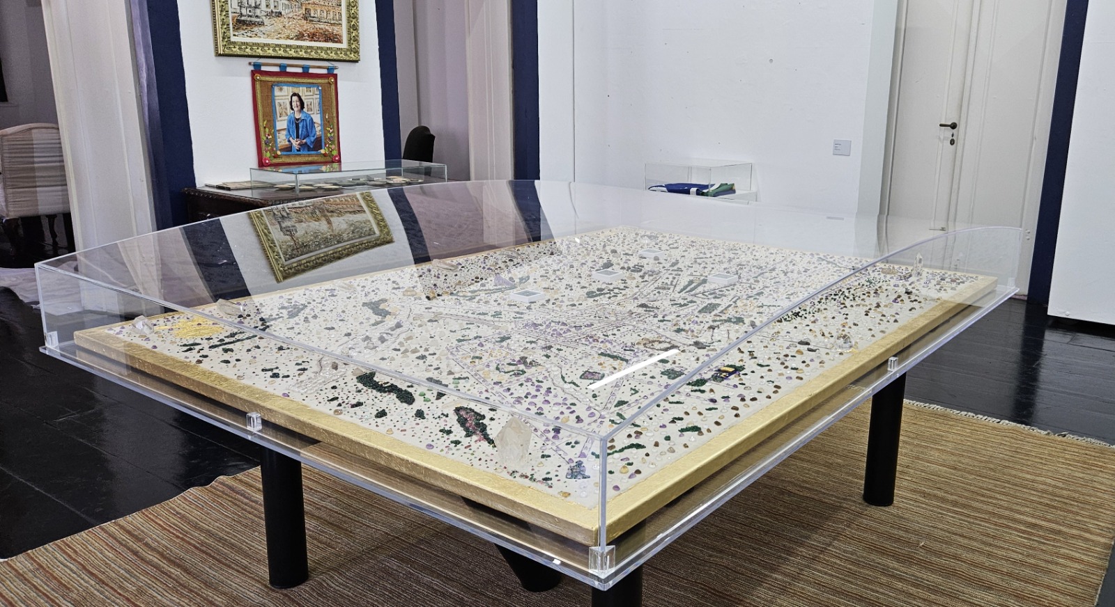 Obra “Solo Goiano”, de Siron Franco, está aberta para visitação no Palácio Conde dos Arcos