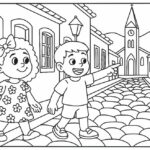 Livro de colorir comemora 300 anos da cidade de Goiás