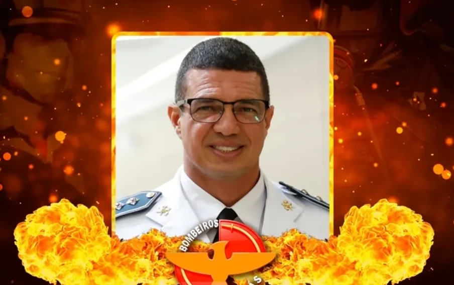Nota de pesar pela morte do Capitão dos Bombeiros Clever Fideles