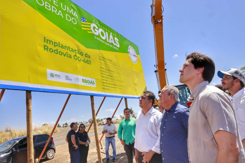 Pavimentação da GO-461 tem iníco com investimento de R$ 96 milhões