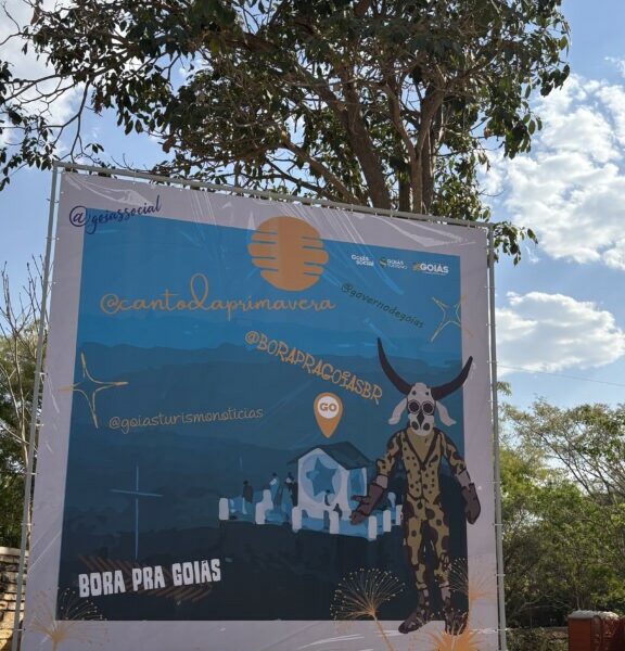 Goiás Turismo divulga atrativos goianos durante  Canto da Primavera