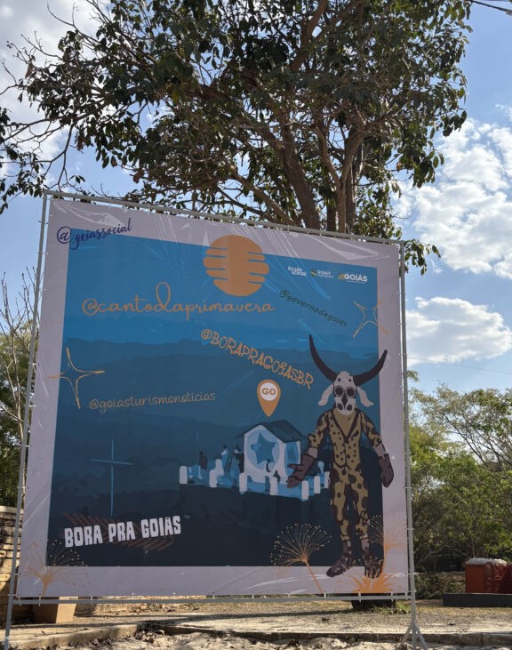 Goiás Turismo divulga atrativos goianos durante  Canto da Primavera