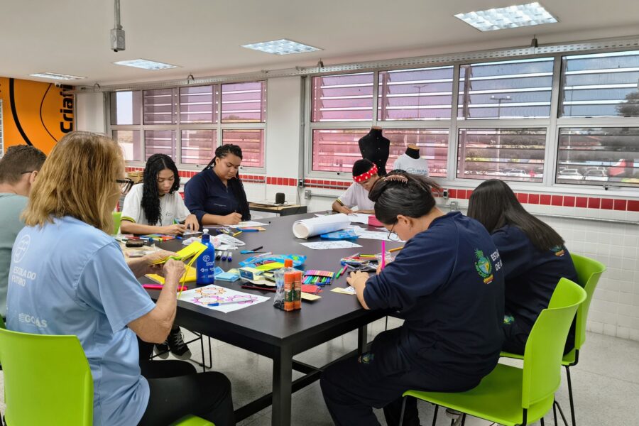Projeto das Escolas do Futuro fortalece saúde mental e criatividade