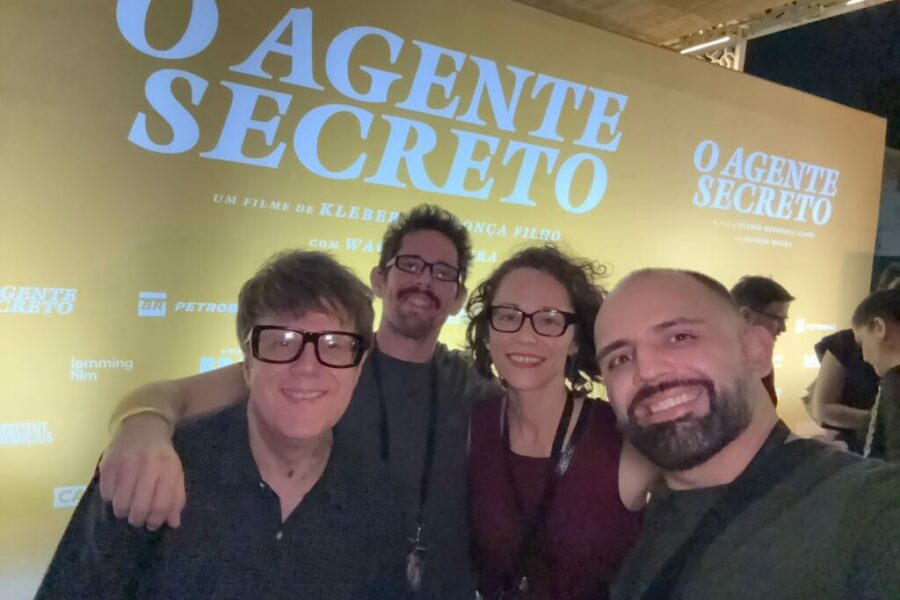 Equipe do Cine Cultura participa da pré-estreia de “O Agente Secreto”, em Recife