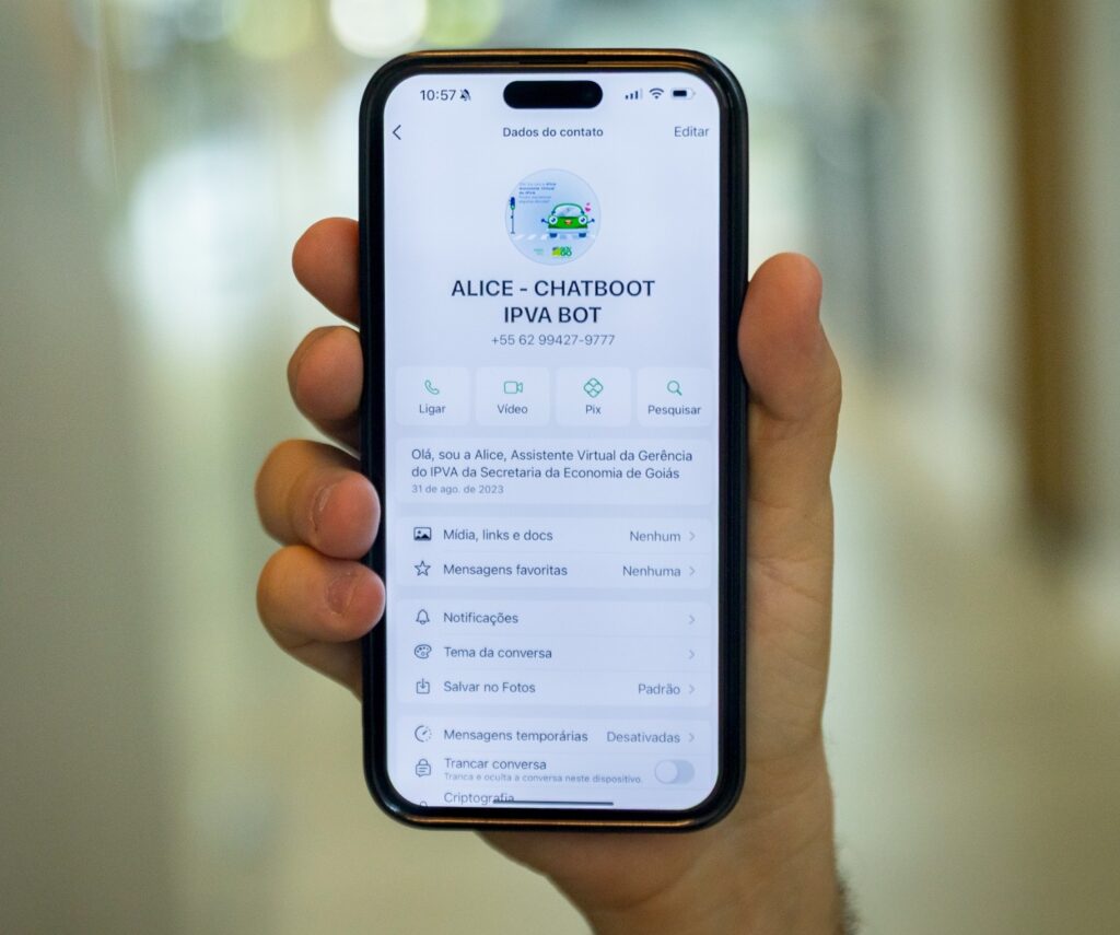 Atendimento virtual do IPVA via WhastApp é restabelecido