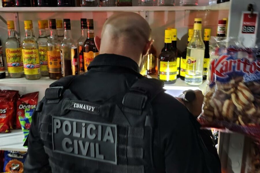 Força-tarefa do Governo de Goiás apreende 7,5 mil bebidas irregulares