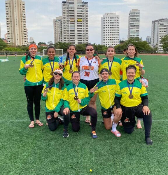 Atletas goianas conquistam medalha em campeonato brasileiro de Flag Football