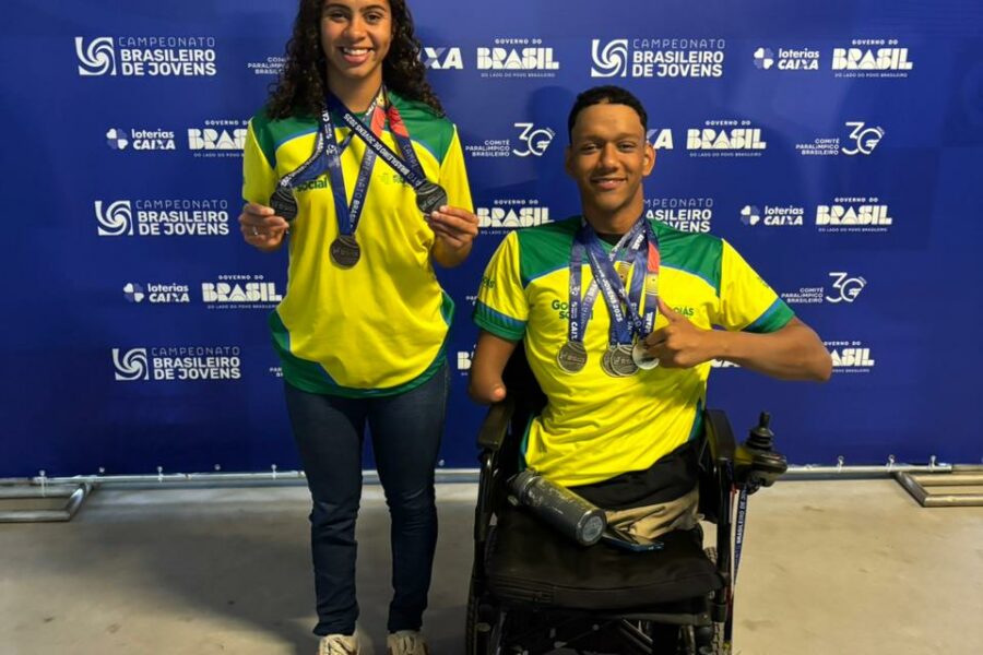Atletas do paradesporto goiano conquistam medalhas no Campeonato Brasileiro de Natação