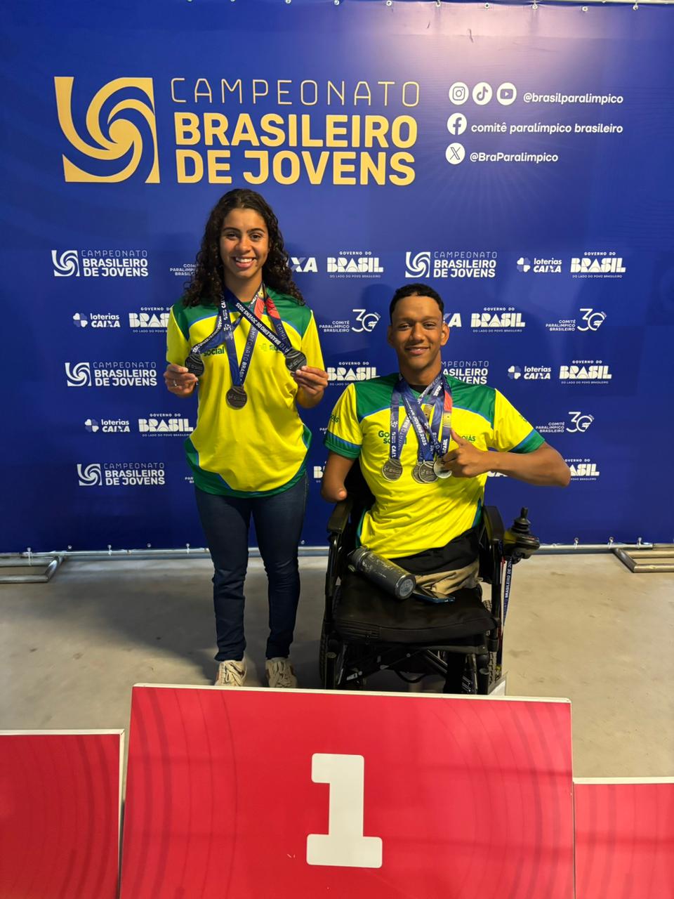 Atletas do paradesporto goiano conquistam medalhas no Campeonato Brasileiro de Natação