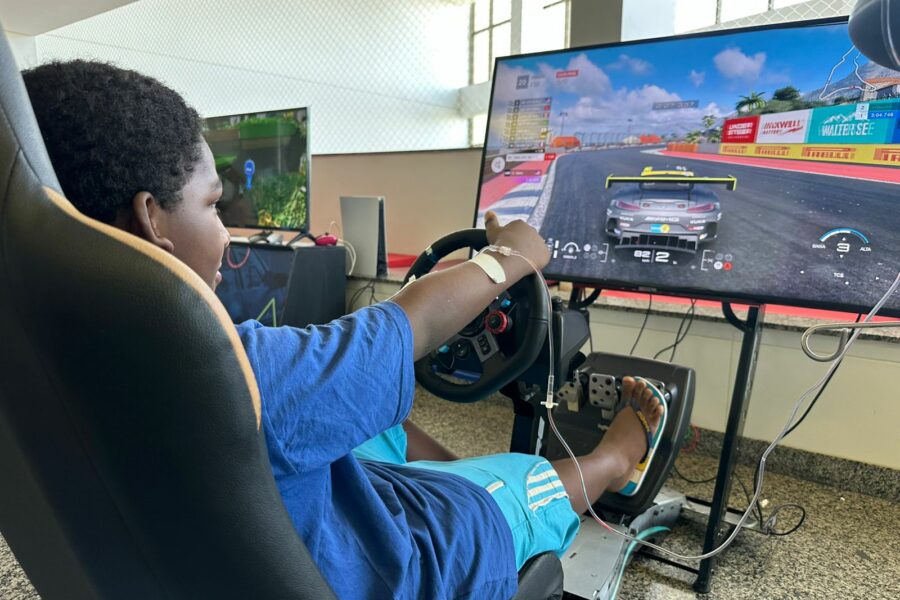 Hecad comemora Mês das Crianças com game terapia