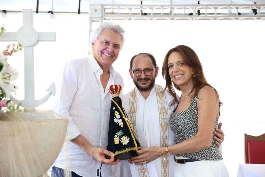 Missa celebra Nossa Senhora Aparecida na cidade de Goiás