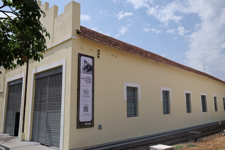 Reforma do Museu Ferroviário de Pires do Rio será entregue na quinta