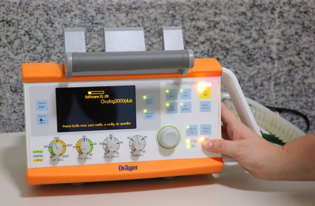 HDS reforça segurança no transporte de pacientes com novo ventilador portátil