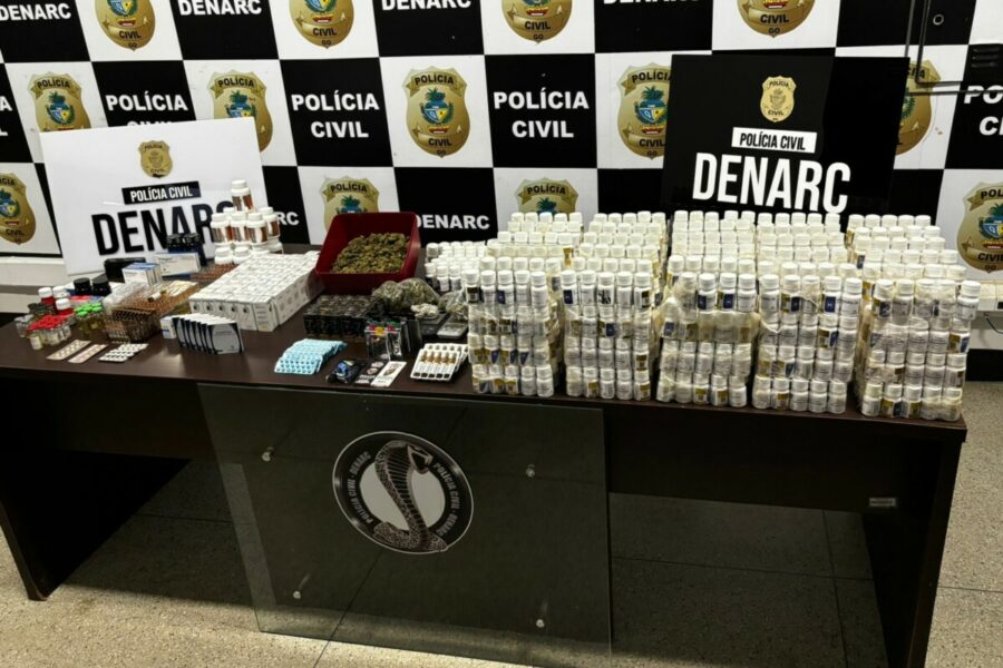 Polícia Civil apreende supermaconha e anabolizantes avaliados em meio milhão de reais