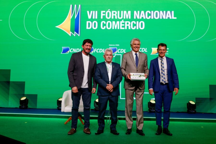 Em Brasília, Caiado destaca importância do comércio para crescimento de Goiás