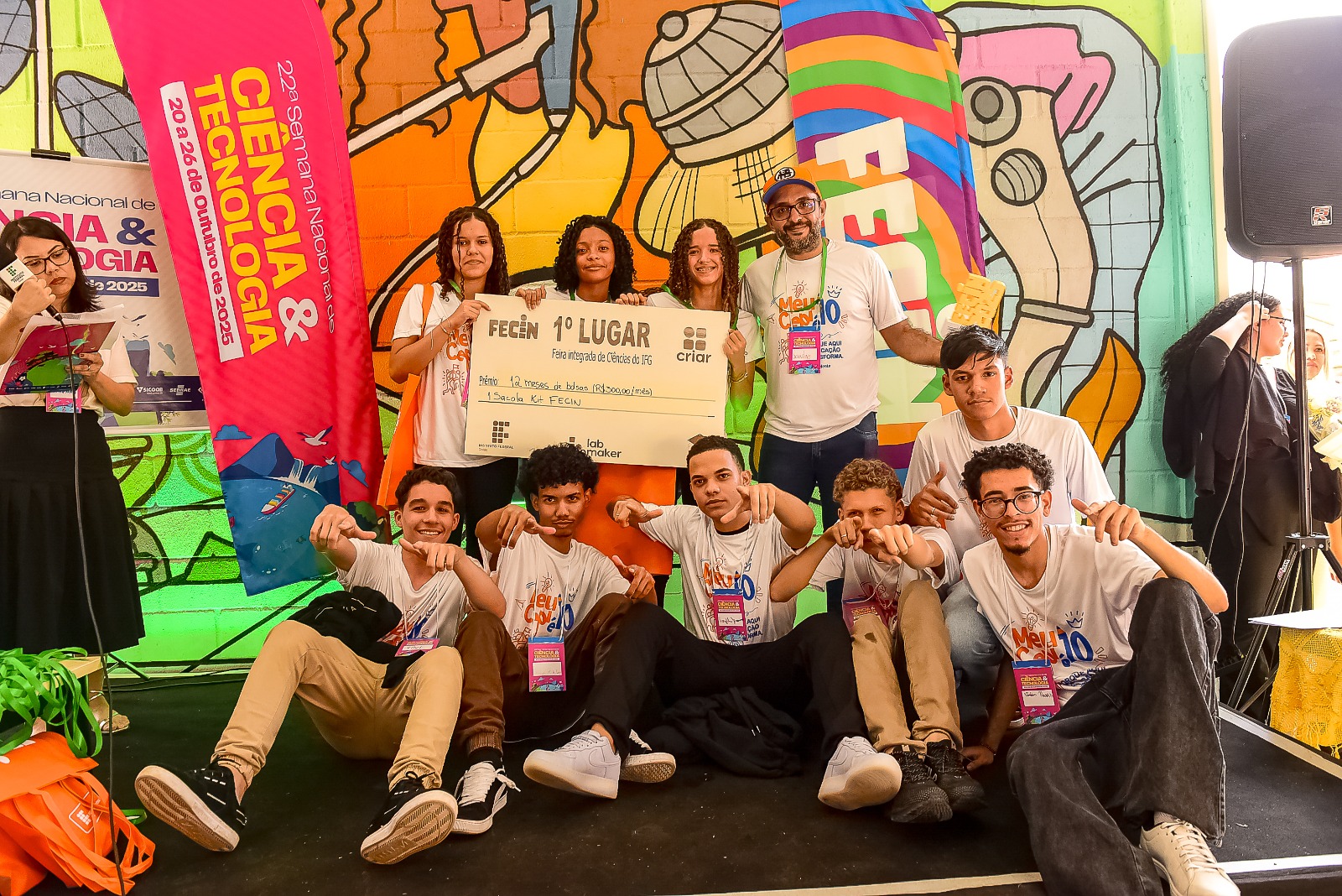 Estudantes da rede estadual são destaque em Semana Nacional de Ciência e Tecnologia do IFG