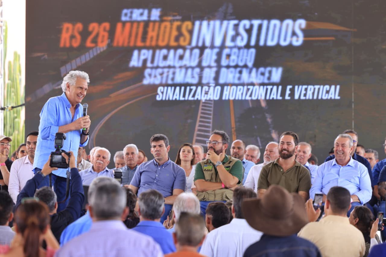 Estado entrega pavimentação da GO-319 e reforça plano de modernização das rodovias