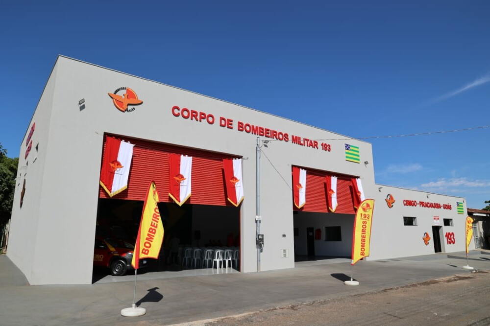 Inaugurado Destacamento Bombeiro Militar de Piracanjuba