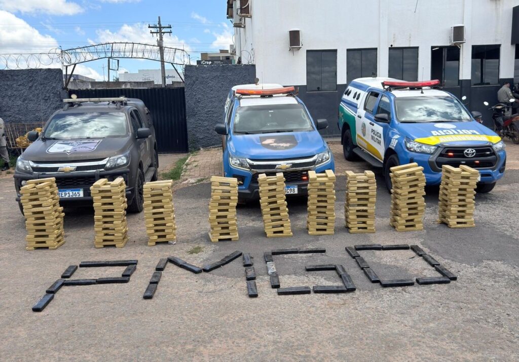 Polícia Militar apreende cerca de 500 quilos de maconha em Cristalina