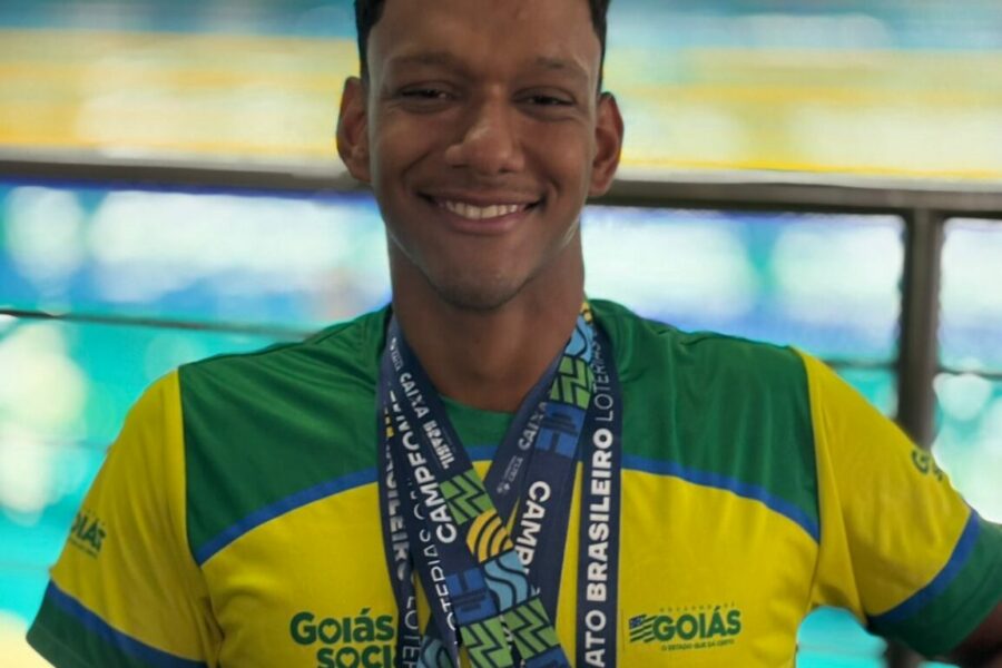 Atleta goiano encerra Campeonato Brasileiro de Natação Paralímpica com 4 medalhas