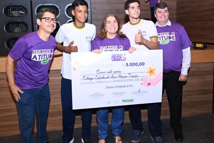 Estudantes de Atitude premia comunidade escolar da rede pública estadual