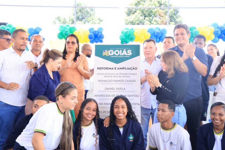 Educação inaugura reforma e ampliação de colégio em Monte Alegre de Goiás