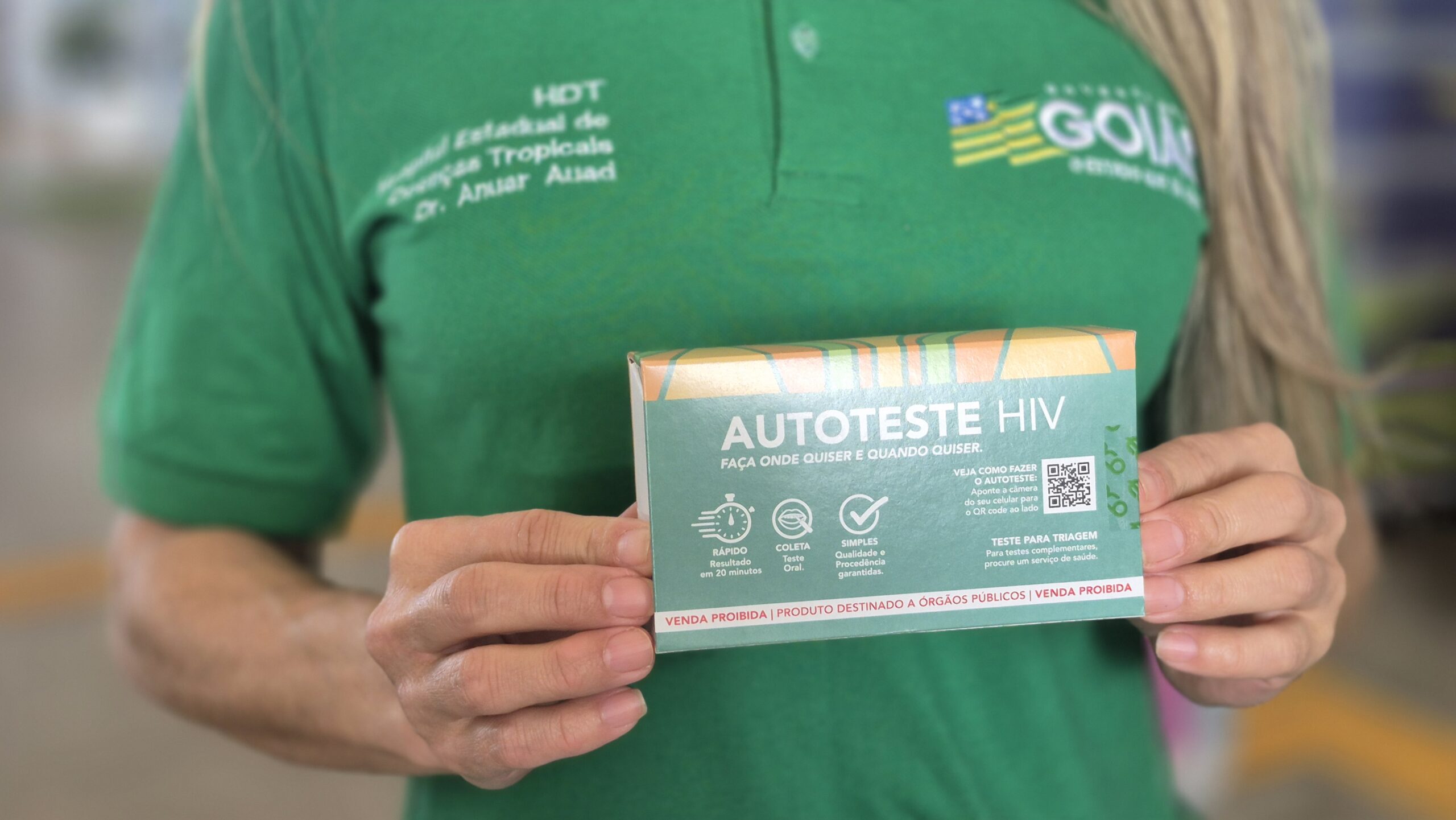 Dezembro Vermelho: HDT fará distribuição de autotestes de HIV no Araguaia Shopping