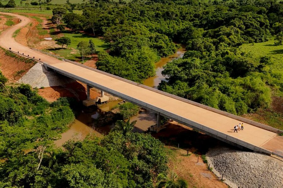 Inaugurada ponte sobre o Rio Santa Maria, em Campestre de Goiás