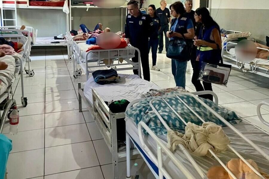 Interditada instituição para idosos em Goiânia