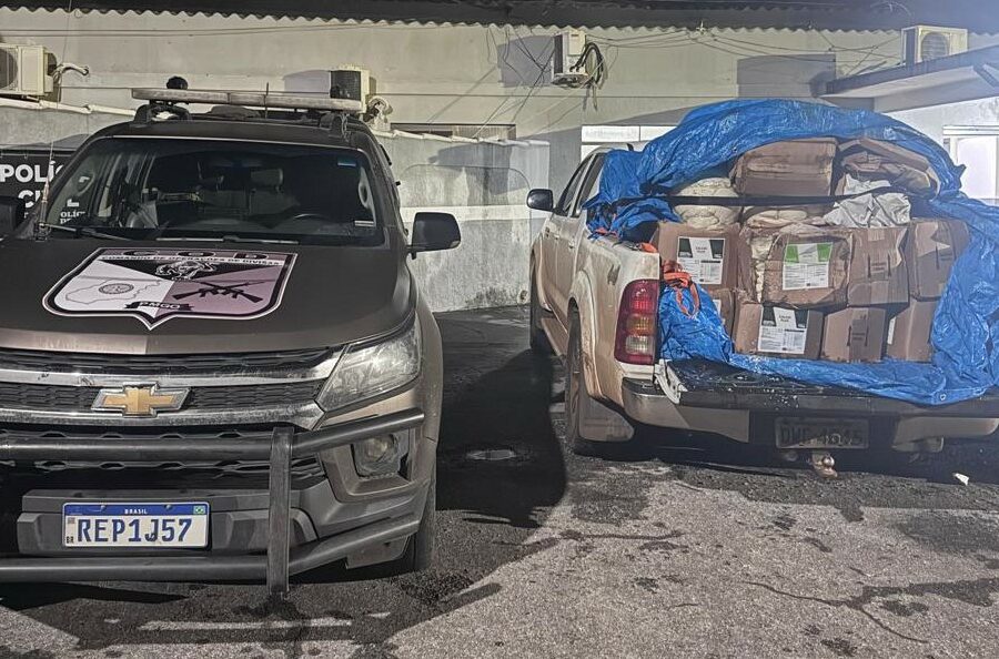 Operação apreende 800 kg de agrotóxicos contrabandeados