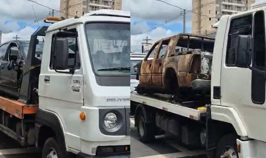Patrulha Detran recolhe carcaças e veículos abandonados em Goiânia