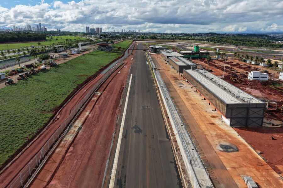 Obras do Autódromo Internacional de Goiânia entram na reta final e atingem 84% de execução