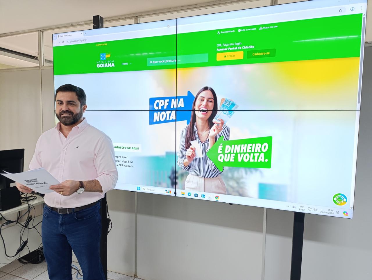 Primeiro sorteio do Nota Goiana em 2026 premia consumidores de 36 municípios