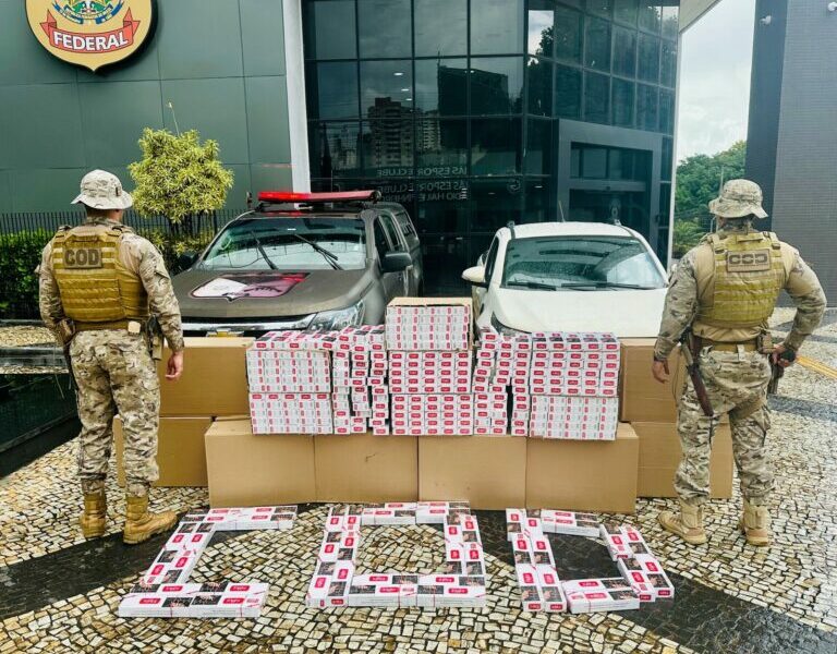 Interceptada carga de cigarros paraguaios na região Sul de Goiás