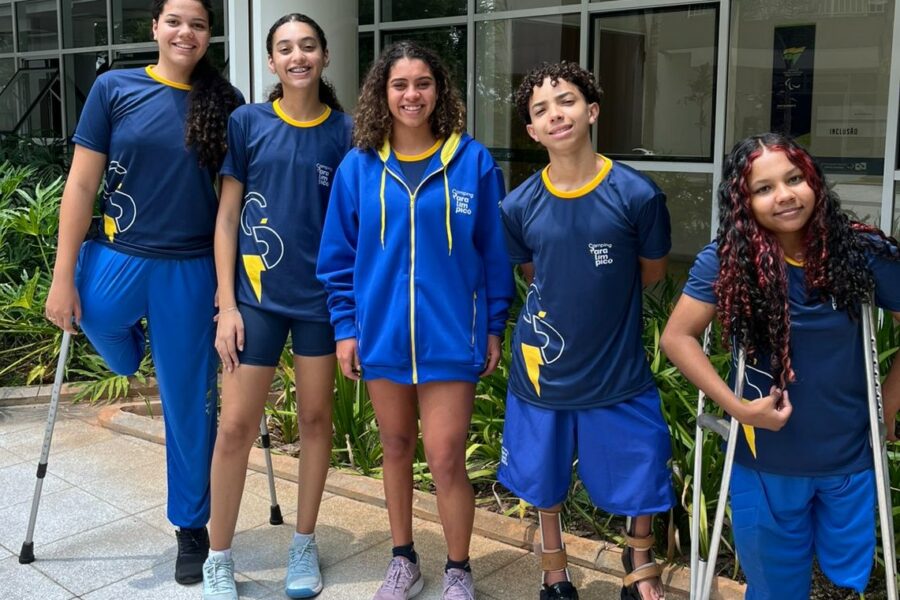 Goiás manda cinco representantes para Camping Escolar Paralímpico, em São Paulo